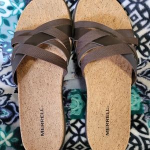 Slide sandals by Merrell